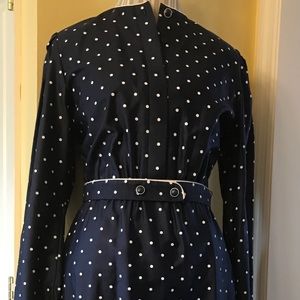 Vintage Petite Lanz Original Shirt Waisted Dress